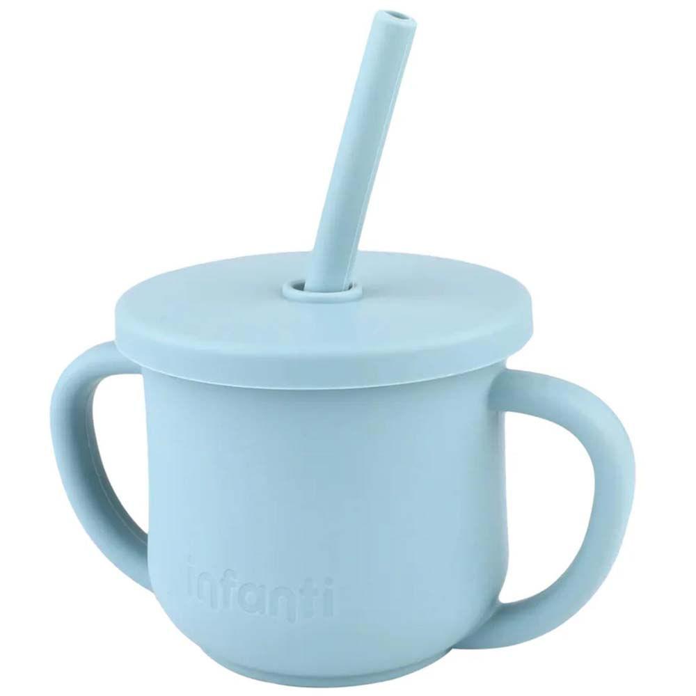 Vaso y Snack 2 En 1 Silicona 225ml Niño INFANTI