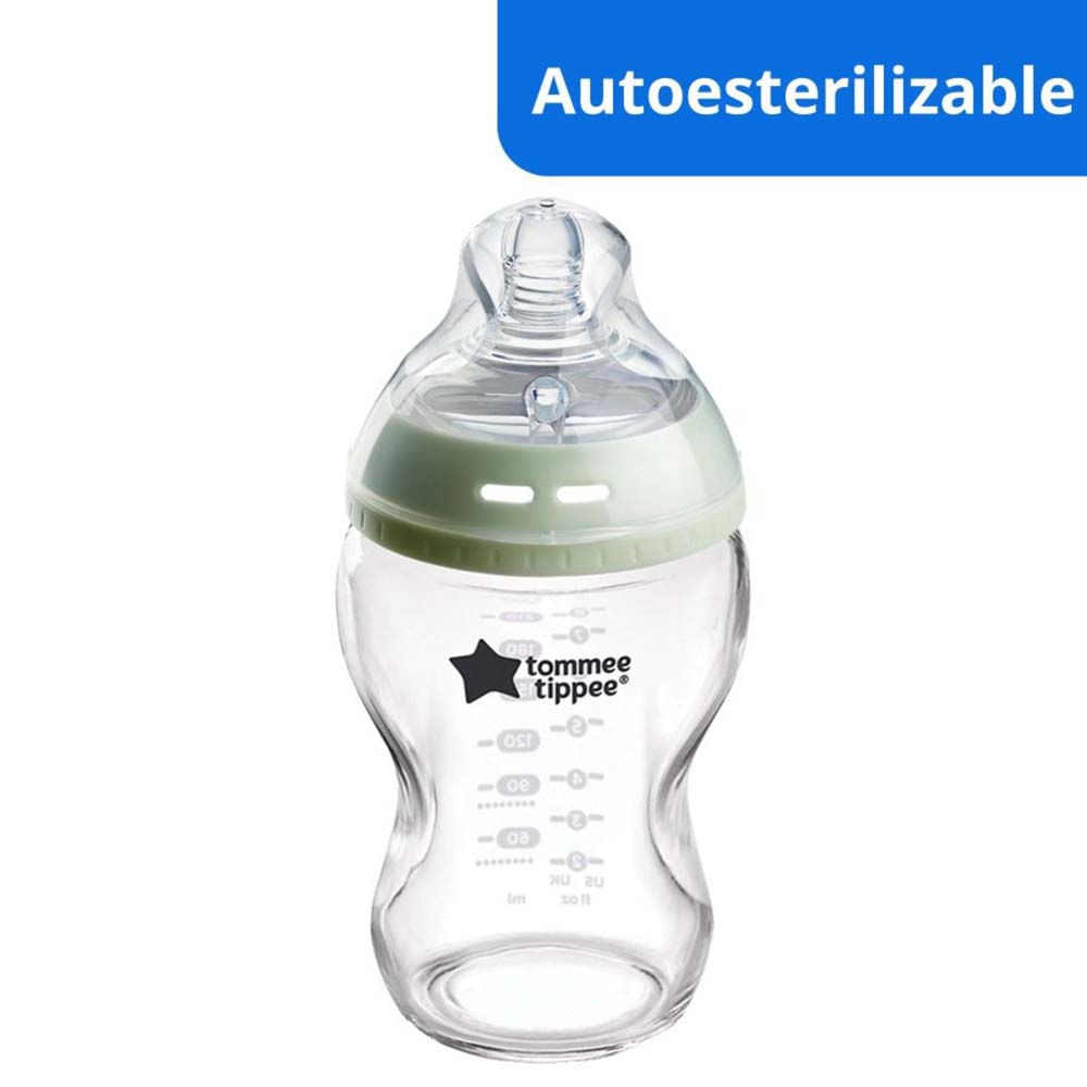Biberón Vidrio 9Oz / 260Ml TOMMEE TIPPEE