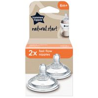 Tetina Flujo Rápido X2 Unidades TOMMEE TIPPEE