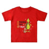 Polo Navideño Niños The Grinch - Rojo
