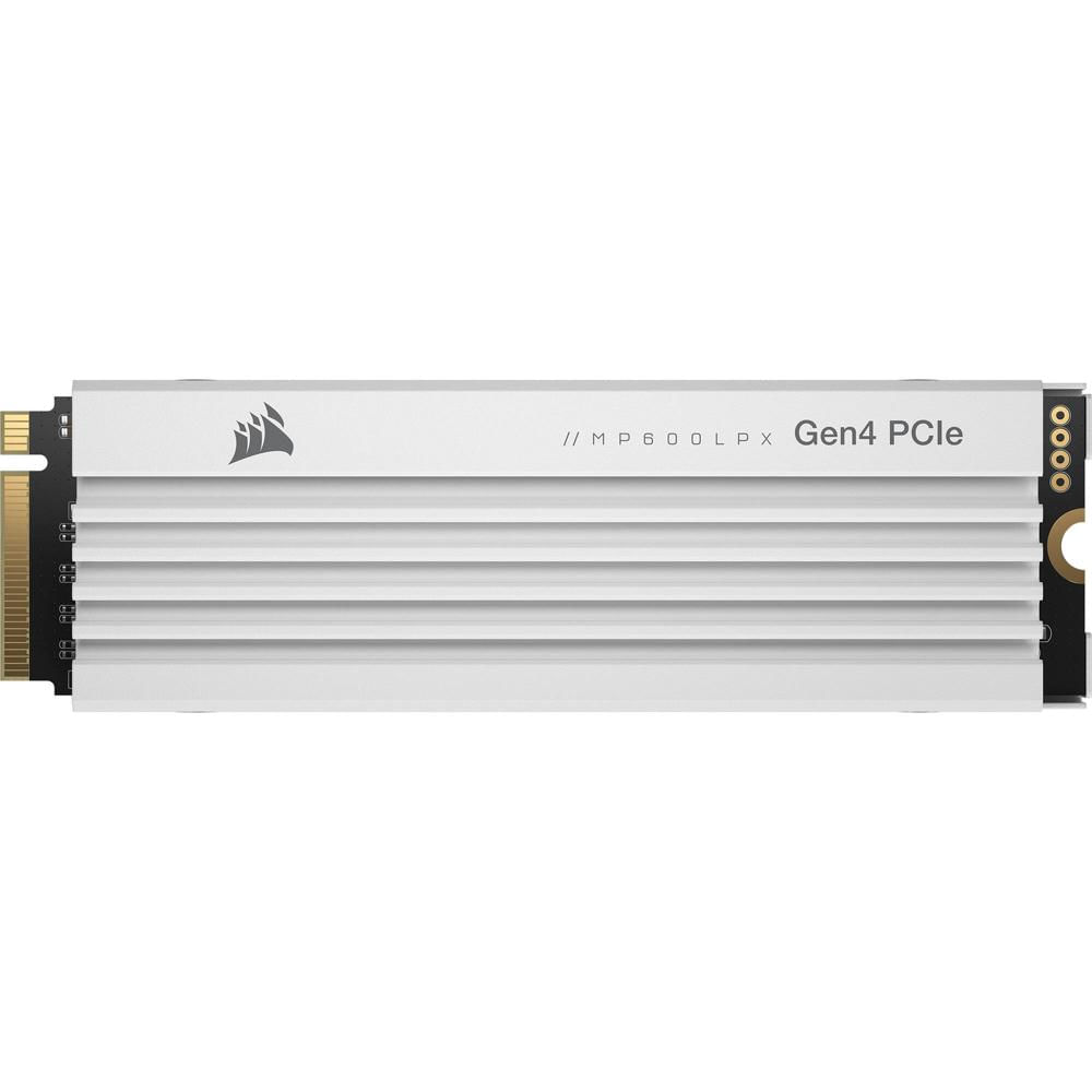 Corsair 4TB MP600 PRO LPX NVMe PCIe 4.0 M.2 SSD Interno (Blanco) - 7100 MB/s Lectura, 6800 MB/s Escr