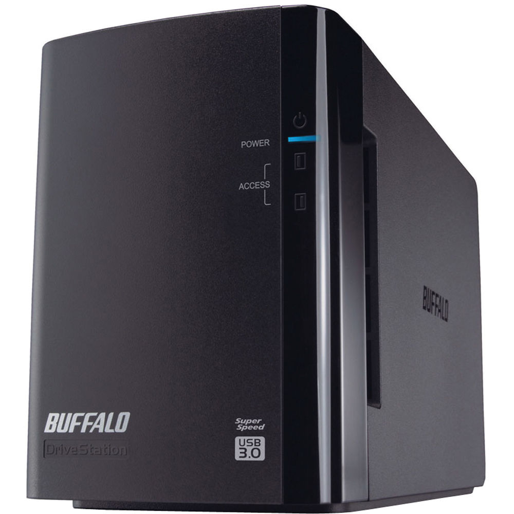 Disco Duro Buffalo DriveStation Duo 8TB - 2 x 4TB, SATA II, USB 3.0, Soporte RAID 0/1/JBOD, Compatib