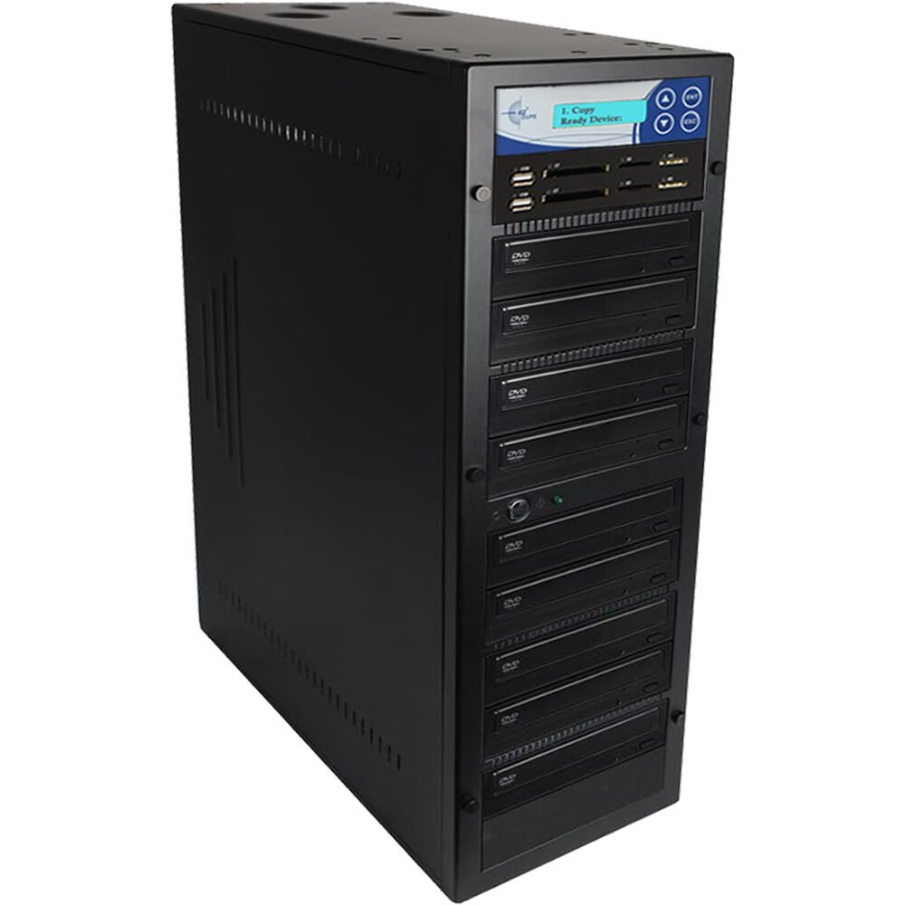 EZ Dupe Duplicador de Medios Flash 8-Copias - DVD/CD a Flash/Disco