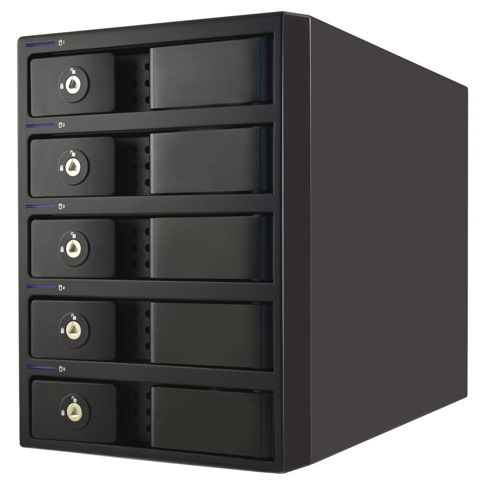 Oyen Digital Mobius 40TB 5-Bay USB 3.0 RAID Array (5 x 8TB) - Almacenamiento RAID 0, 1, 3, 5, 10, JB