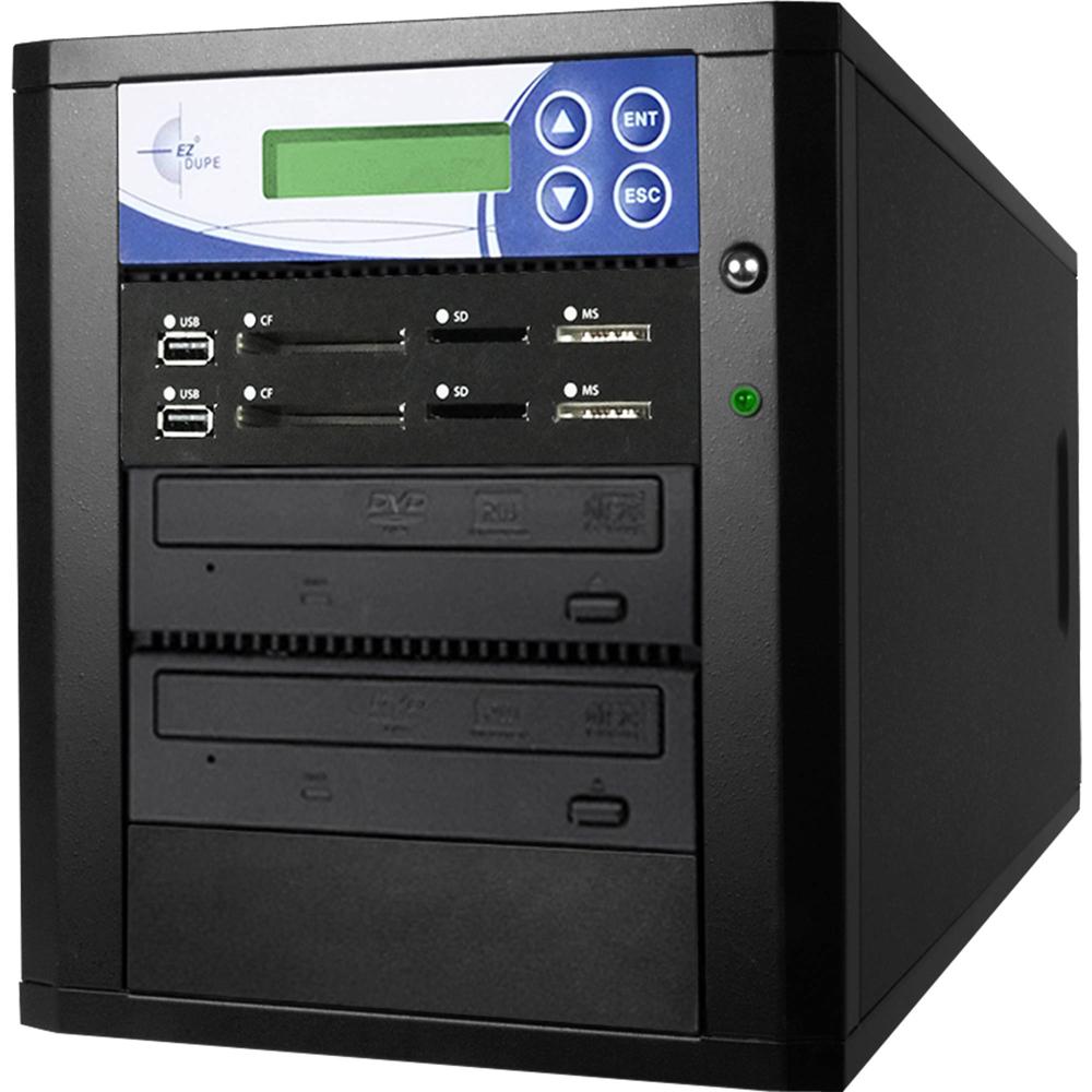 EZ Dupe Media Mirror Plus: Duplicador Multi-Formato de 1 Copia Simultánea para DVD, CD, USB y Tarjet