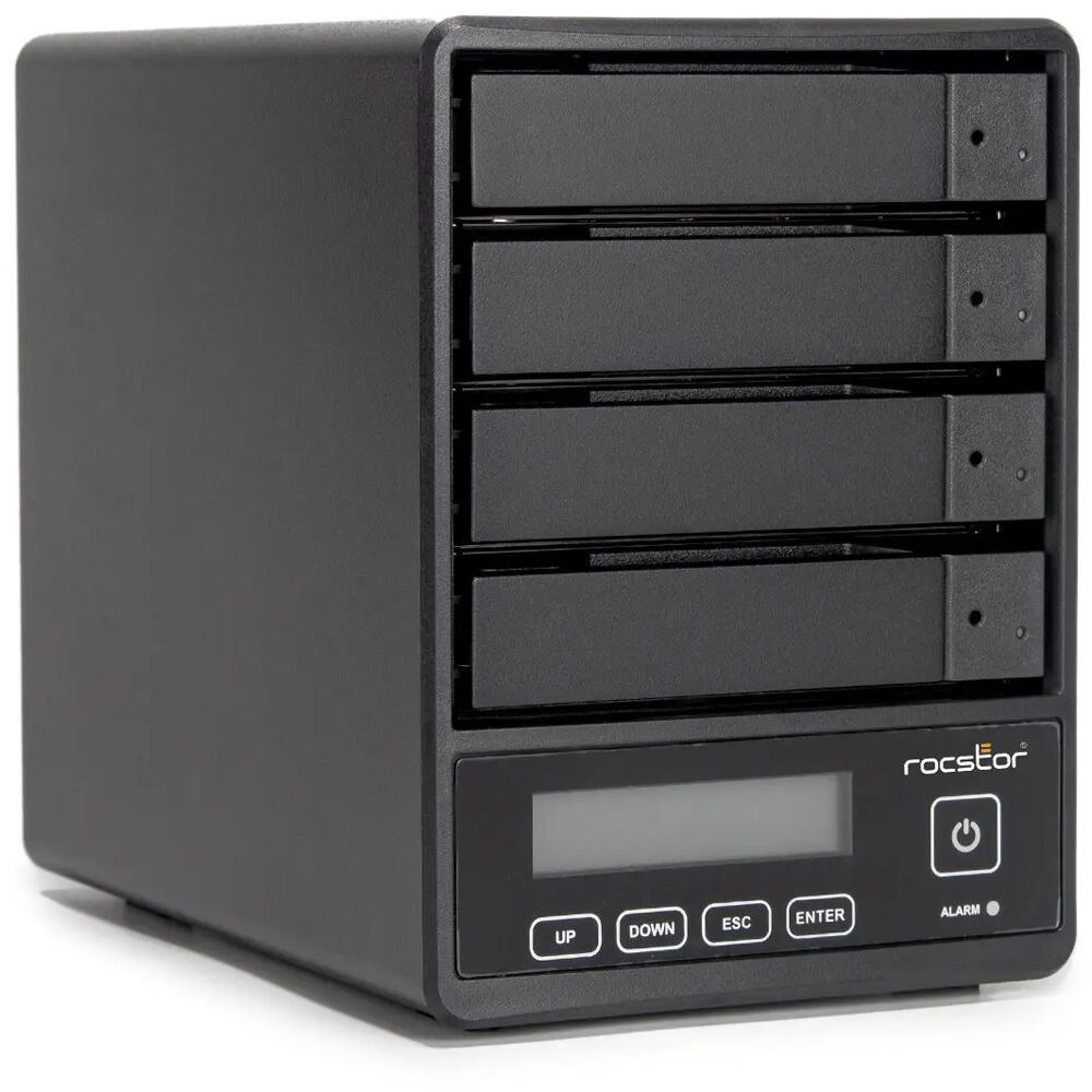 Rocstor Rocpro U35 32TB 4-Bay USB 3.2 Gen 1 Type-C RAID Array (4 x 8TB) - SSD 2.5"" - Interfaz USB 3.