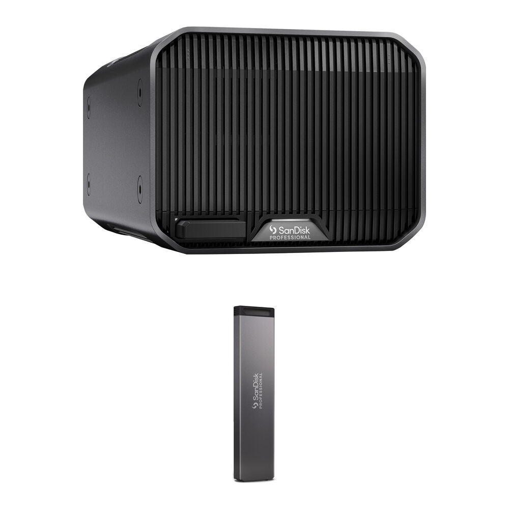 SanDisk Professional 36TB G-RAID Mirror & Kit Mag SSD PRO-BLADE de 2TB - Rendimiento Rápido y Resist