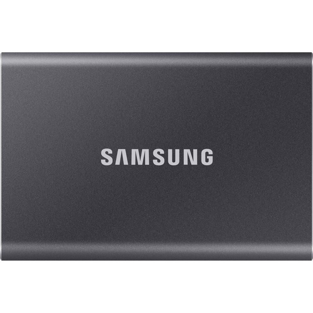 Samsung SSD Portátil T7 de 4TB (Gris Titanio) - USB 3.2 Gen 2, PCIe NVMe, Velocidades de Lectura has