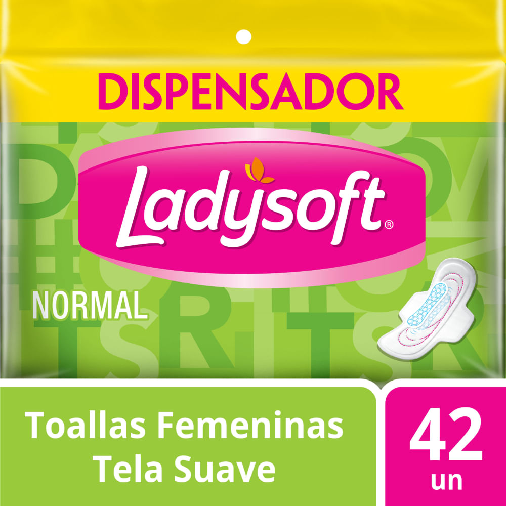 Toallas Higiénicas LADYSOFT Normal Dispensador x42un