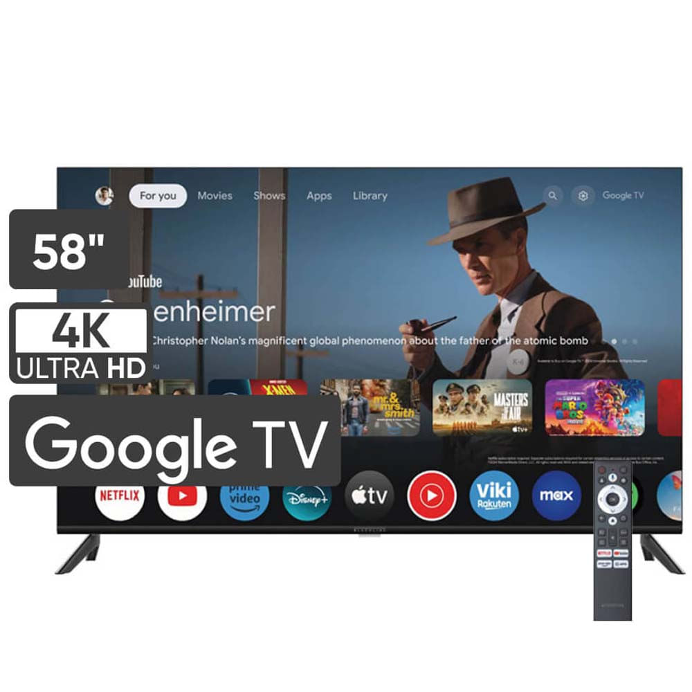 Televisor BLACKLINE LED 58"" UHD 4K Smart TV T8000UD