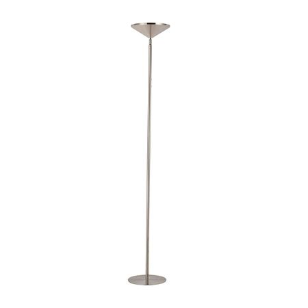 Lámpara de pie Sauki led 3700lm 180cm gris Inspire