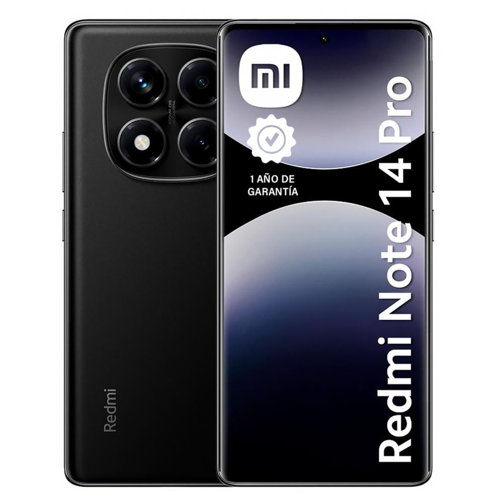 Celular XIAOMI Redmi Note 14 PRO 4G 256GB+8GB Midnight Black