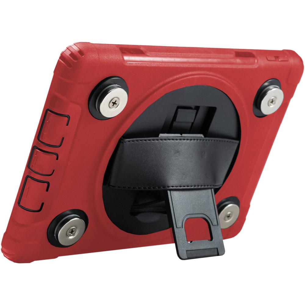 Funda Magnética Impermeable CTA Digital para iPads de 10.2 y 10.5"" (Roja) - Compatible con Varios Mo