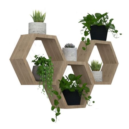 Repisa de Melamina Hades Rovere Tuhome