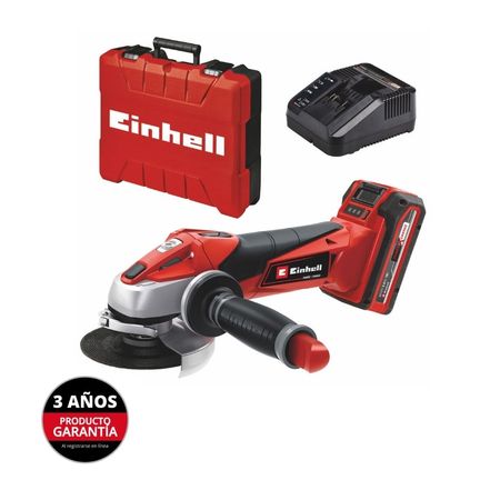 Amoladora Einhell TE-AG 18/115 LI Kit 18V 41/2