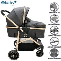 Coche Deportivo Moisés EBABY CARRI DELUXE Black