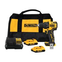Taladro Atornillador 1/2"" 20V XR 65Nm Atomic 2 Bat 2.0 Ah Dewalt DCD708D2-B2
