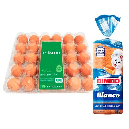 pack-huevos-pardos-la-calera-paquete-30un-pan-de-molde-bimbo-blanco-familiar-bolsa-590g