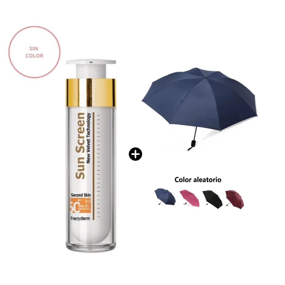 Frezyderm Sun Screen Velvet Face SPF50 50ml + Paraguas Plegable Color Aleatorio