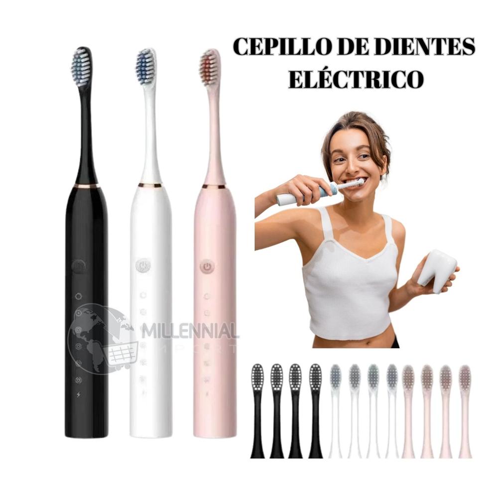 Cepillo de Dientes Eléctrico con Repuestos Recargable Mujer