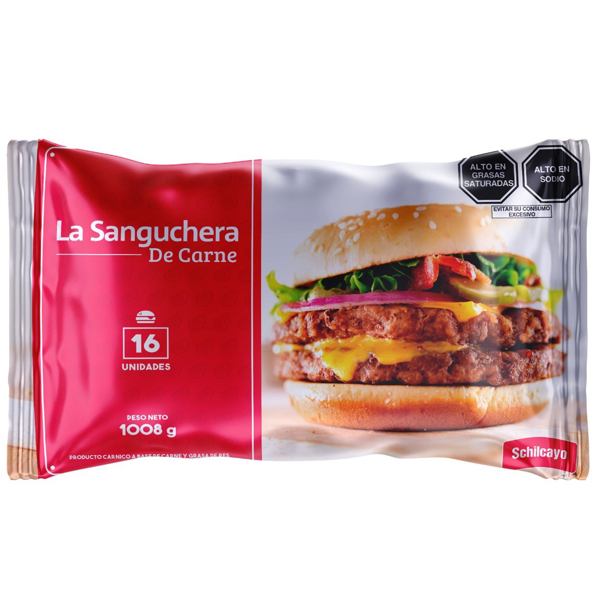 Hamburguesa de Carne SCHILCAYO Paquete 16un