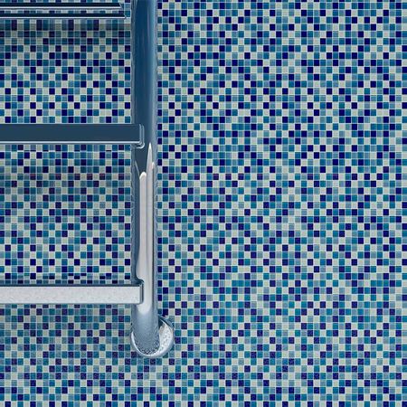 Pepelma Cuadrado Vidrio Azul Orange 30.2x30.2x4