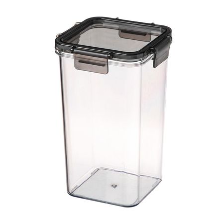 Canister Cuadrado de Polietileno 1300ml Orange