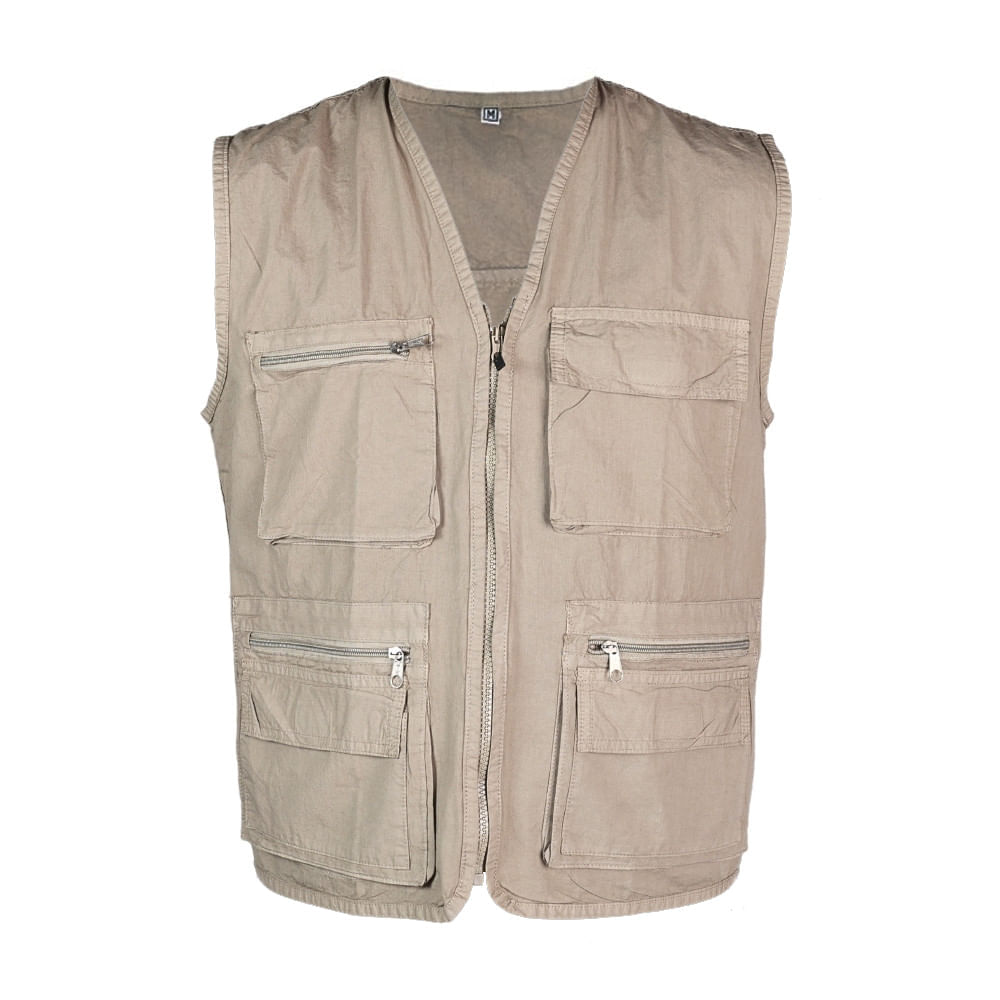 Chaleco de Trabajo Drill Werken Beige Talla M