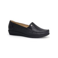 Mocasin Casual Cuero Mujer Par&ss KA25Q1-E002 Negro