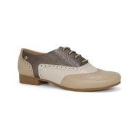 Zapato Oxford Mujer Cuero PAR&SS KA25Q1-CANDY Beige