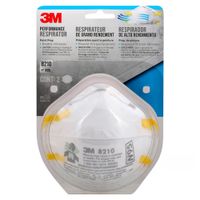 Respirador 3M N95 para Polvo y Partículas Pack 2 Unidades