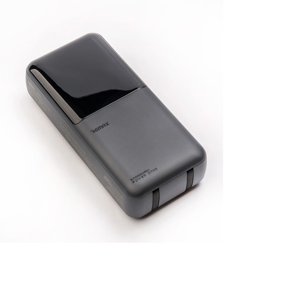 Cargador portátil Remax modelo rpp 680 20000mah pd 20w qc 22.5w celeste