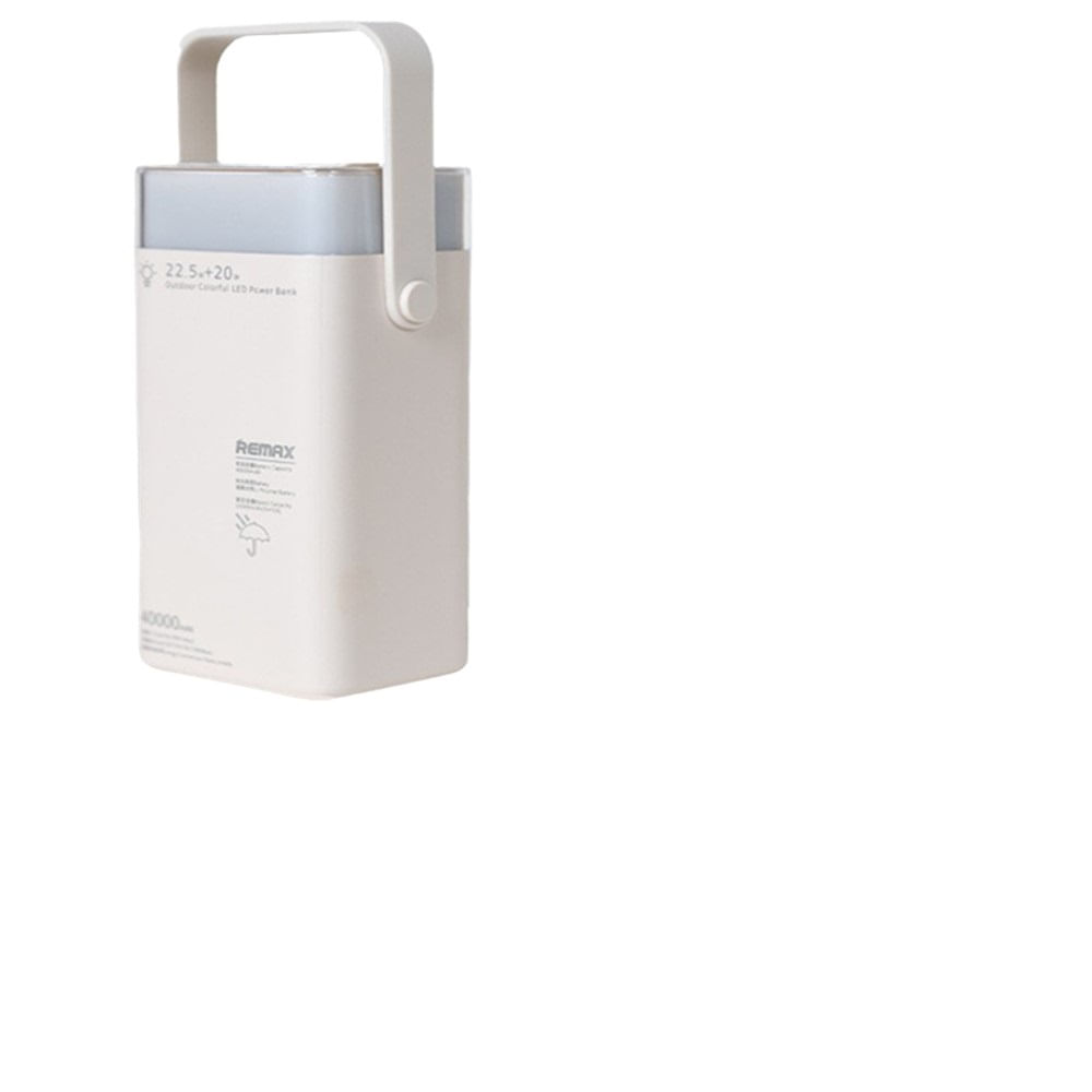 Cargador portátil Remax modelo rpp 596 40000mah pd20w qc22.5w blanco
