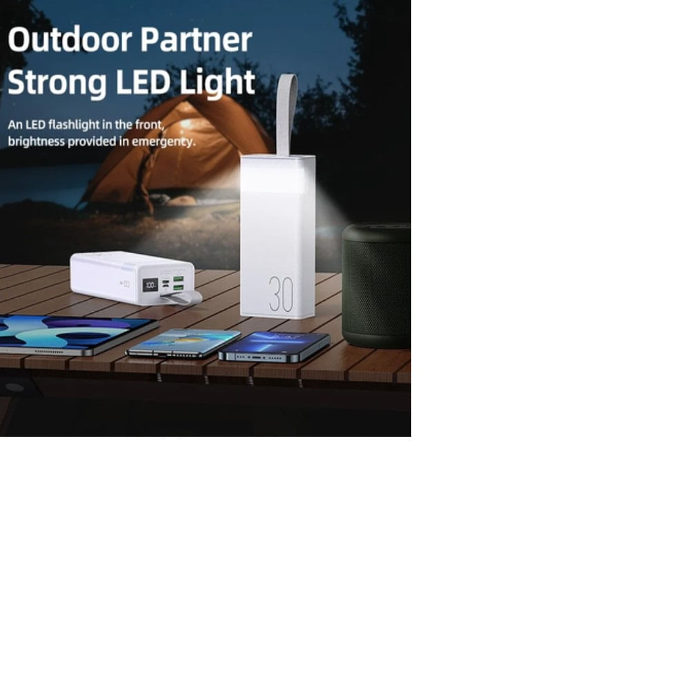 Cargador portátil Remax modelo rpp 320 30000mah pd20w qc22.5w blanco