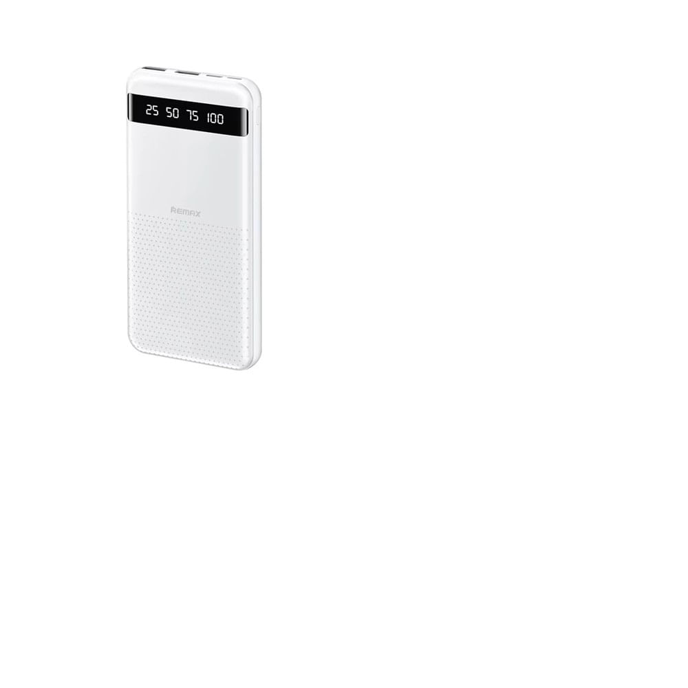 Cargador portátil Remax modelo rpp 11 ultra slim 20000mah 2.4a blanco