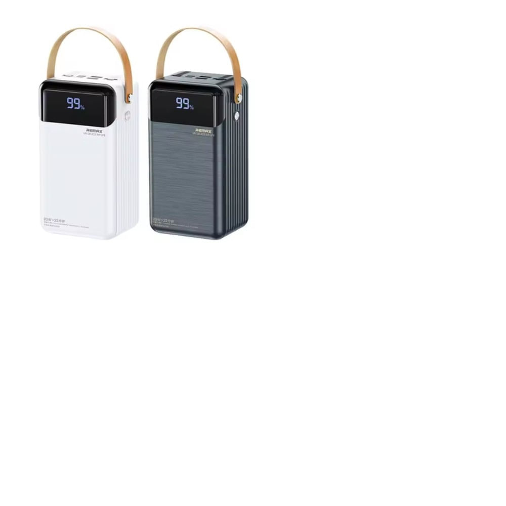 Cargador portátil Remax modelo rpp 565 60000mah pd 20w qc 22.5w gris ...