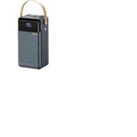 Cargador portátil Remax modelo rpp 565 60000mah pd 20w qc 22.5w gris
