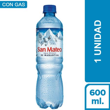 Agua mineral con gas, Productos