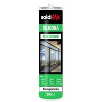 Silicona Multiusos Transparente Soldimix 280ml