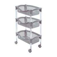 Organizador a Piso Kristal Mediano 3 Niveles Rey