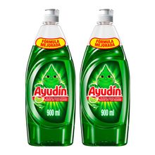 pack-lavavajilla-liquido-ayudin-limon-y-sabila-900ml-2un