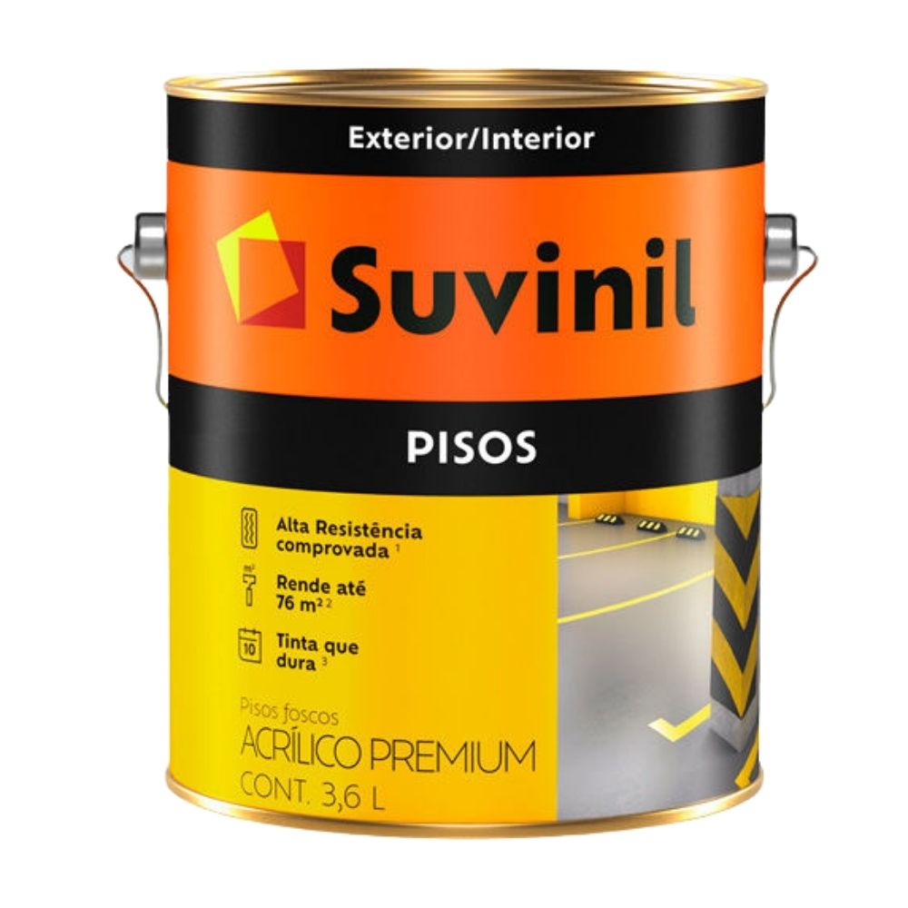 Pintura Suvinil Pisos SV53419003 Mate 3.6 L