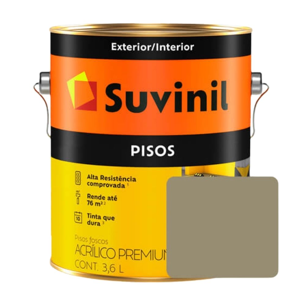 Pintura Latex para Pisos Suvinil Concreto 3.6 litros