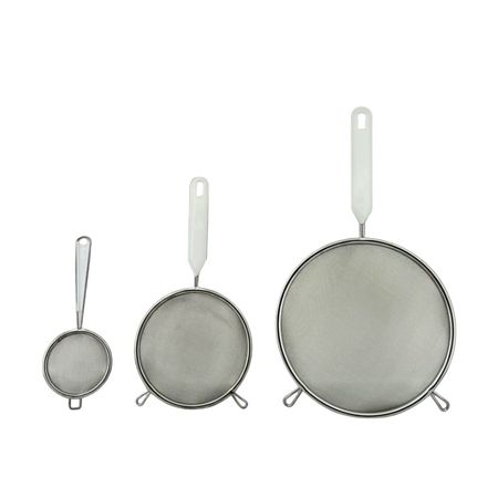 Set de 3 Coladores Acero Inoxidable 7cm/12cm/18cm Orange