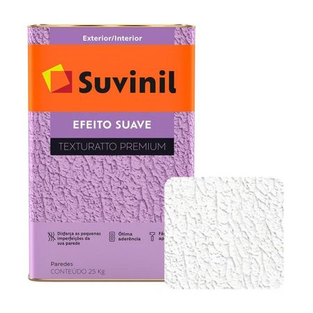 Pintura Texturado Suvinil efecto Blanco 22kg
