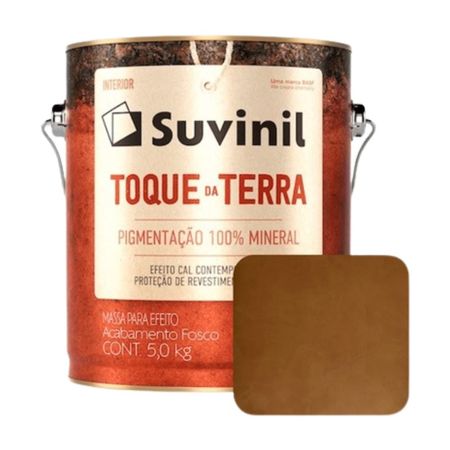 Masilla Suvinil Toque da Terra Calcita Naranja 5kg