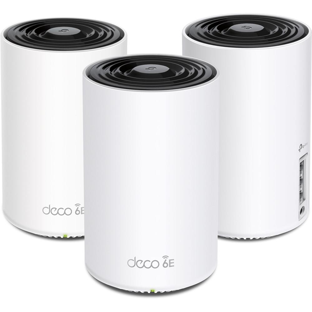 TP-Link Deco XE75 AXE5400 Wireless Tri-Band Gigabit Mesh Wi-Fi System (3-Pack)