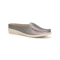Zapato Sueco  Cuero Mujer PAR&SS  KA24Q4-Munya  Plomo