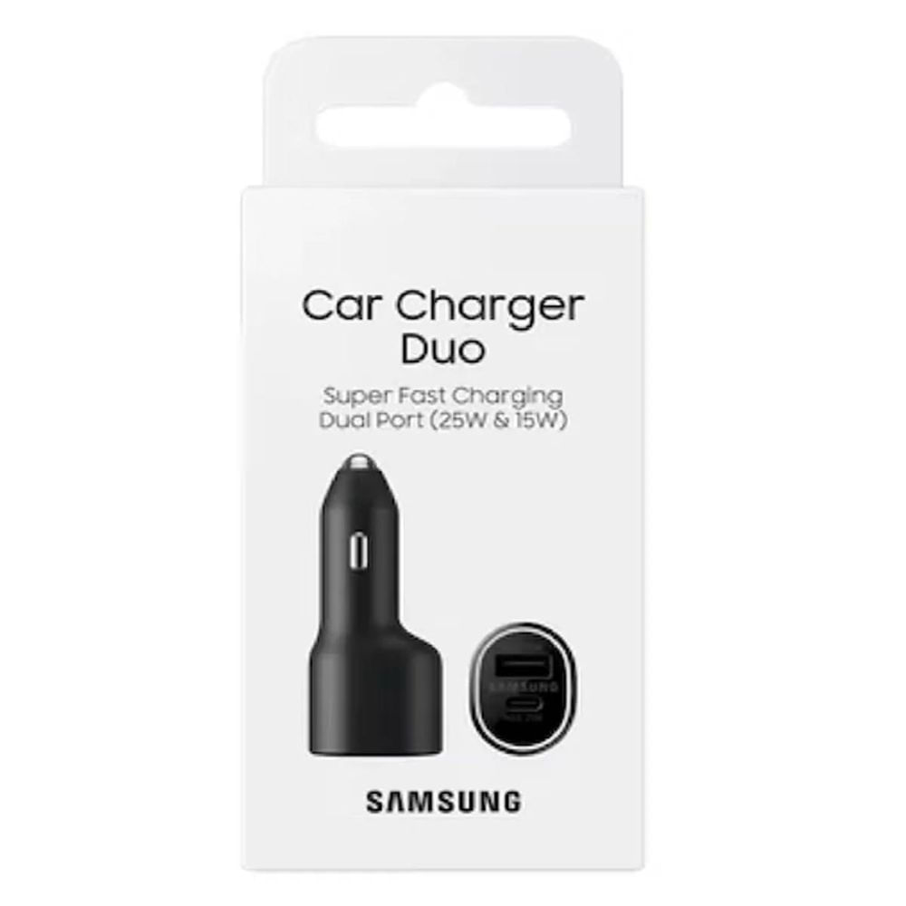 Cargador Samsung de auto 25W+15W Dual Fast Charge Original