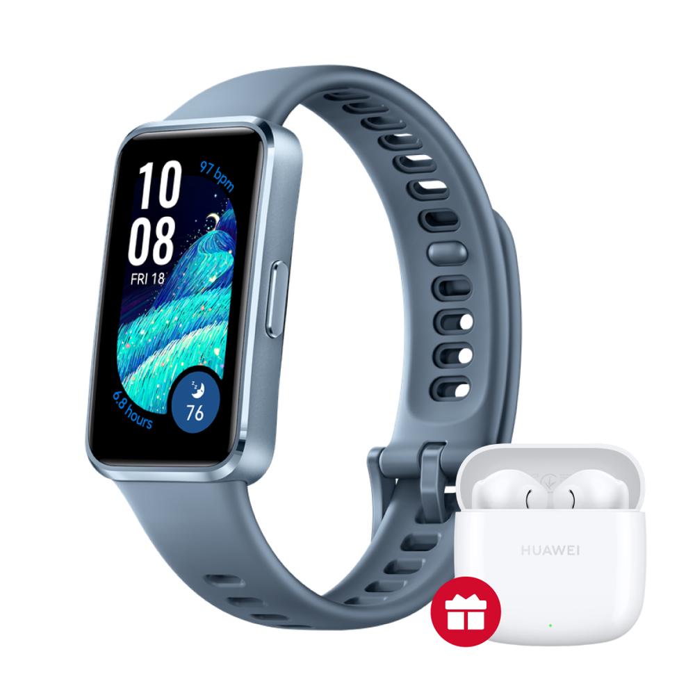 Smartwatch HUAWEI Band 10 Aluminio Color Azul + FreeBuds SE 2